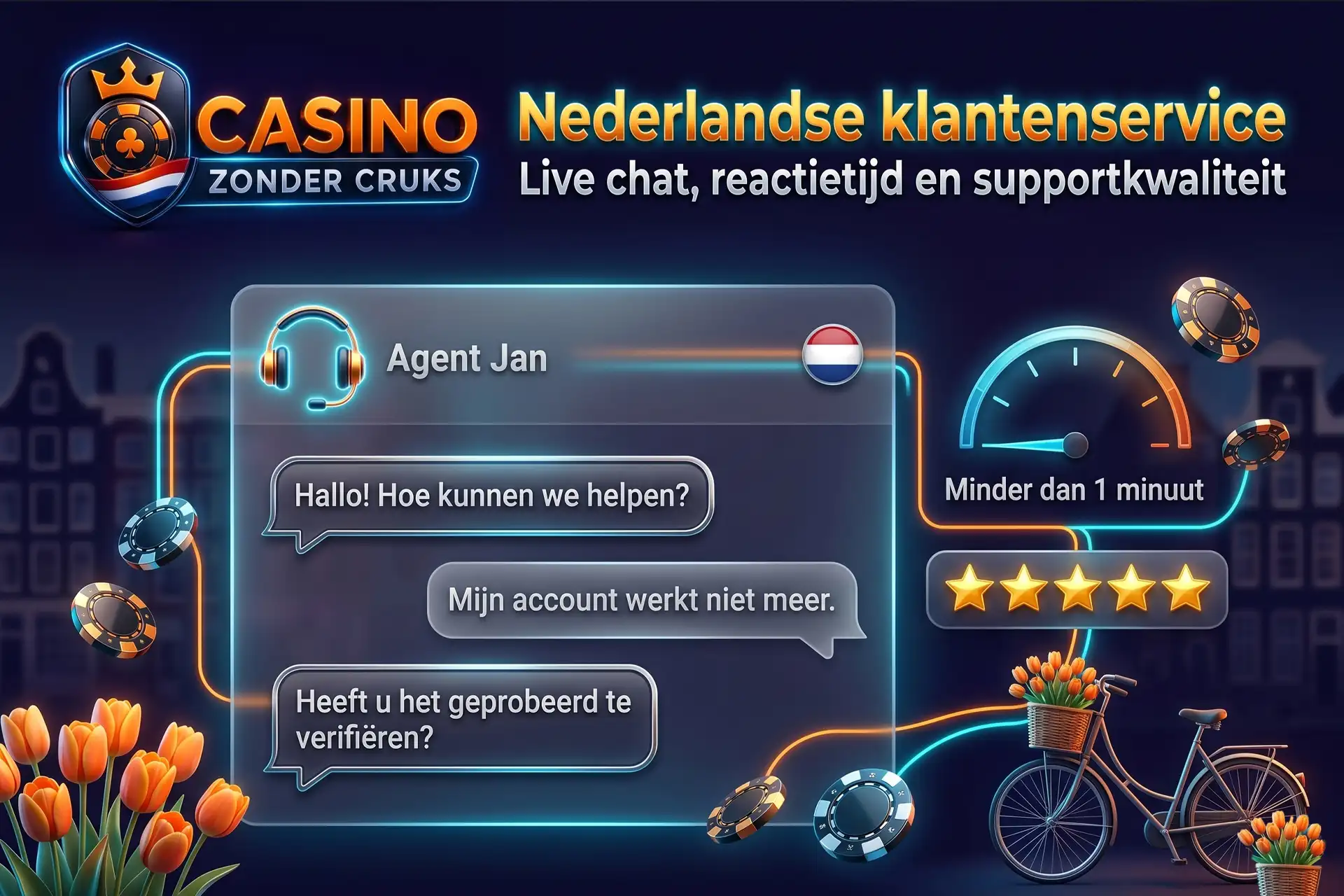 Casino supportopties met hulp voor Nederlandstalige spelers